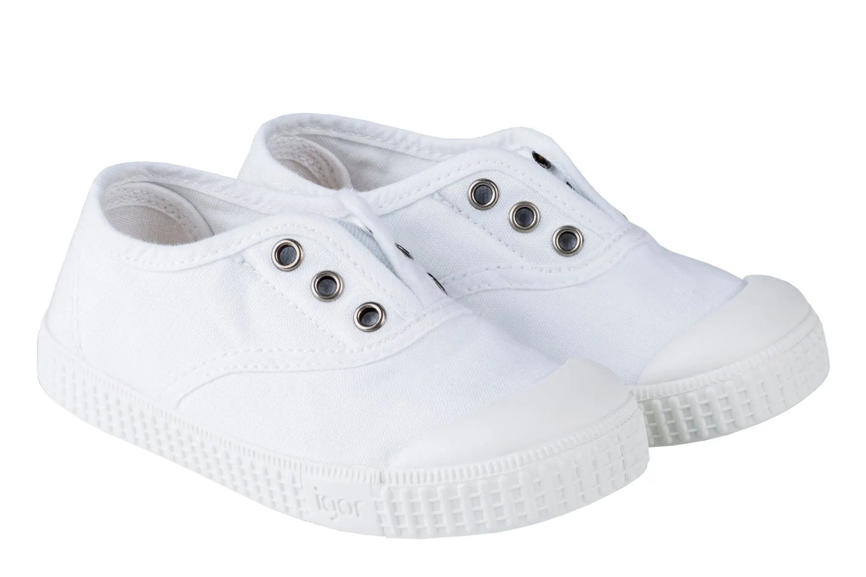 Igor S10161 Boy's & Girl's Berri Shoes - Blanco travel edge