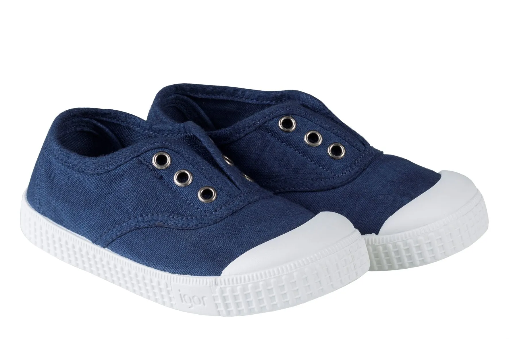 Igor S10161 Boy's & Girl's Berri Shoes - Marino natural feel