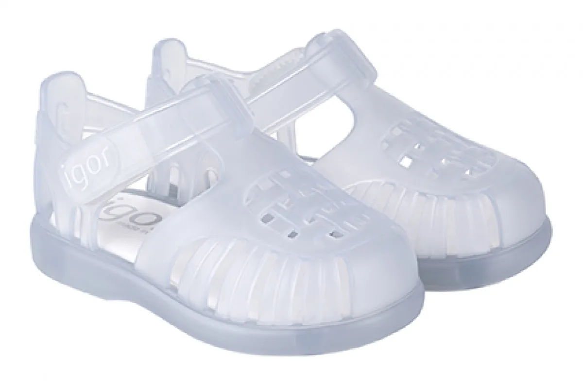 Igor S10233 Boy's and Girl's Tobby Sandal - Blanco Weekend Chill