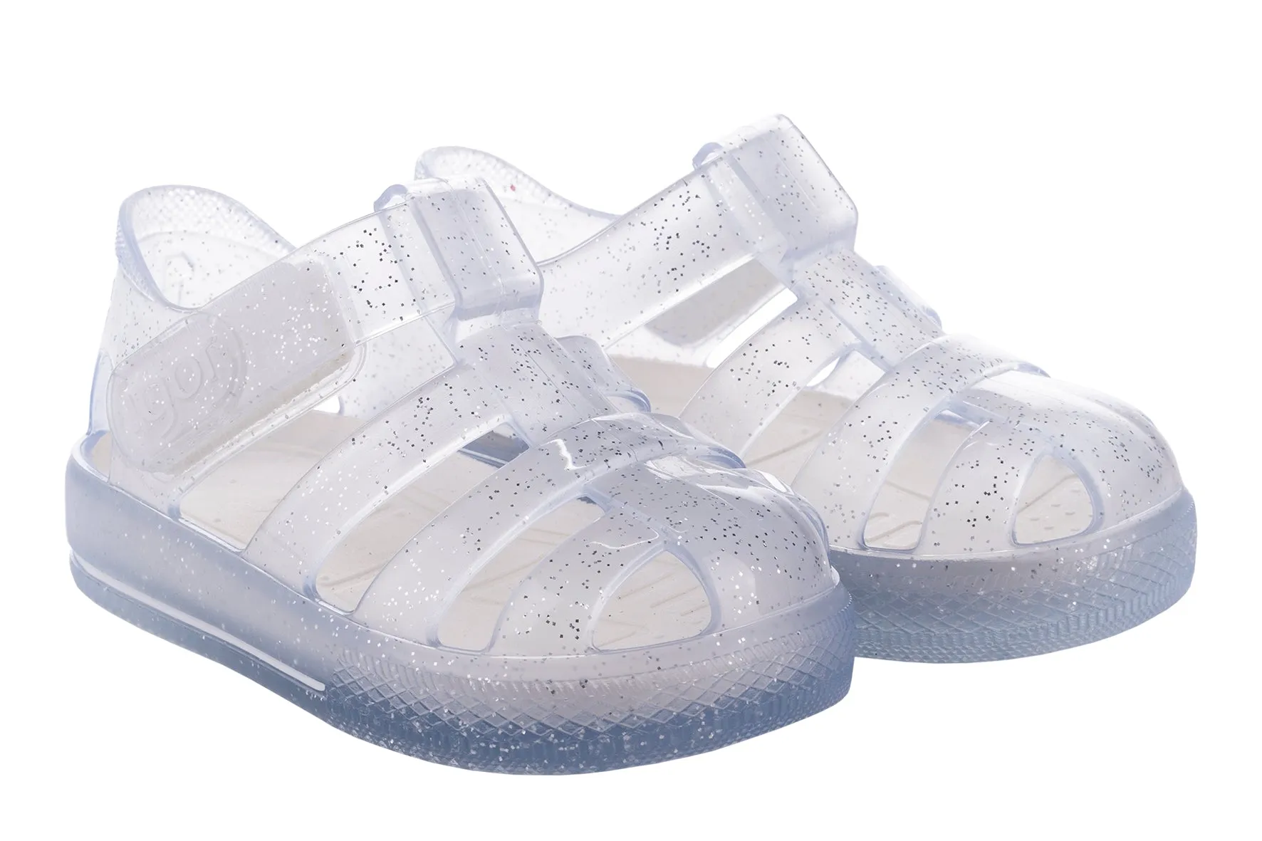 Igor S10265 Star Glitter Sandal - Cr. Transparente Soft Trail