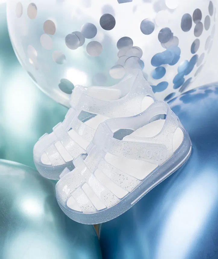 Igor S10265 Star Glitter Sandal - Cr. Transparente Daily Comfort