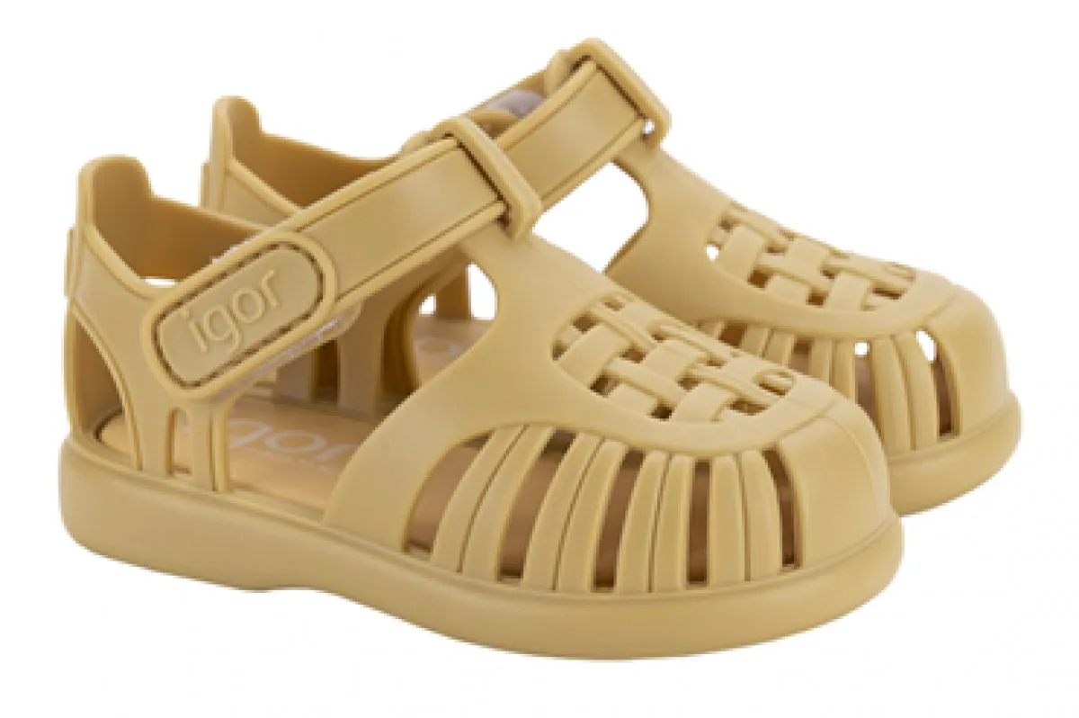 Igor S10271-235 Tobby Solid Sandals - Dijon Bare Style