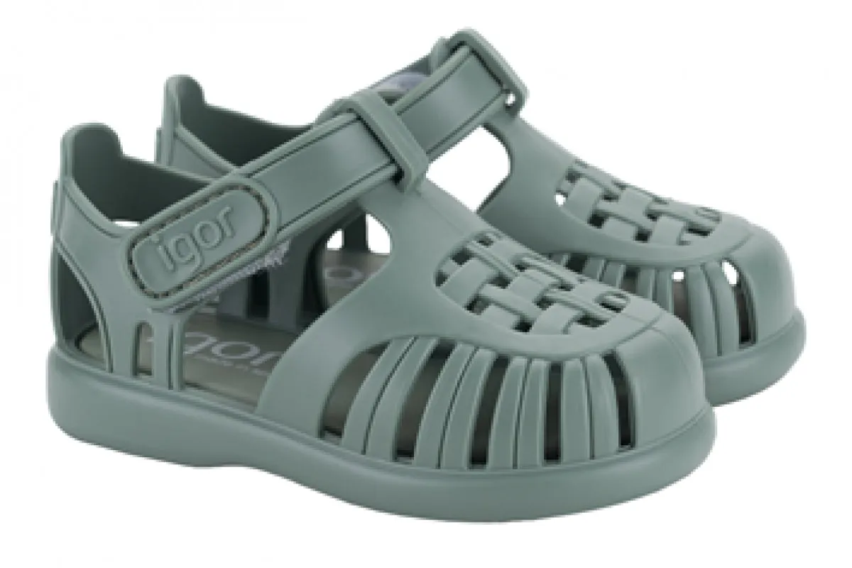 Igor S10271 Tobby Solid Sandals - Nuevo Verde All-Day Joy