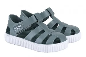 Igor S10289-231 Boy's and Girl's Nico Sandal - Salvia Travel Joy