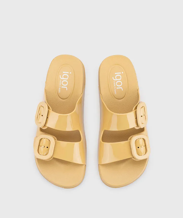 Igor Women's Habana Brillo Sandals, Dijon Nature Touch