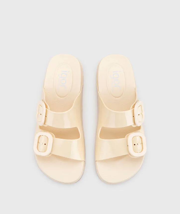 Igor Women's Habana Brillo Sandals, Marfil Bare Skin