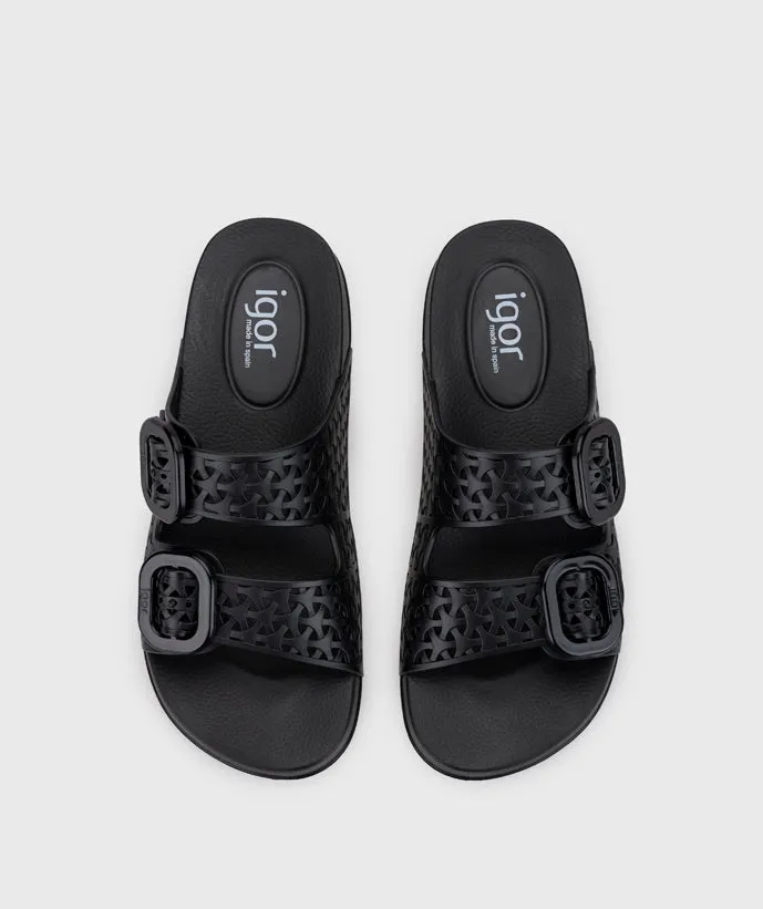 Igor Women's Habana Fresh Sandals - Negro Nature Touch