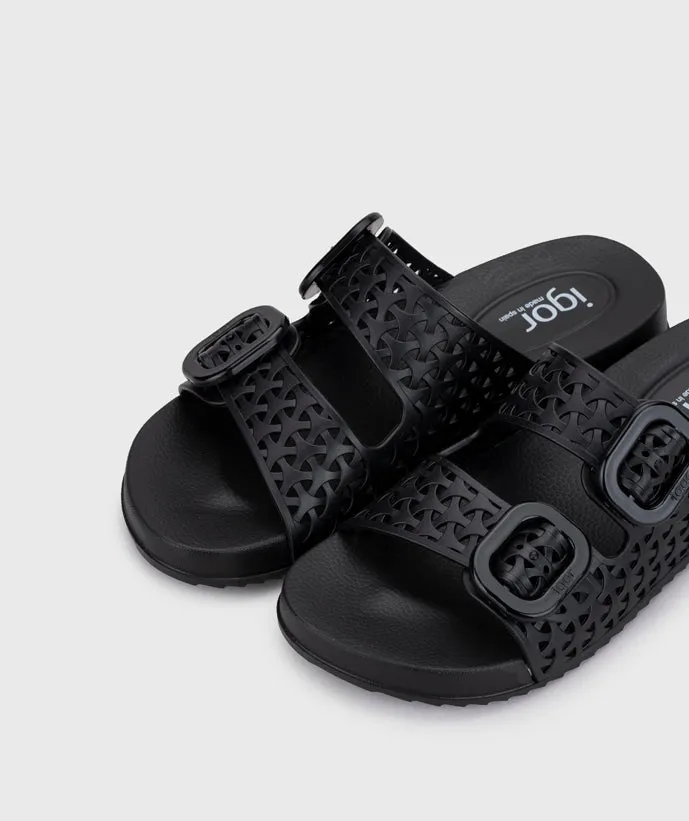 Igor Women's Habana Fresh Sandals - Negro Bare Touch