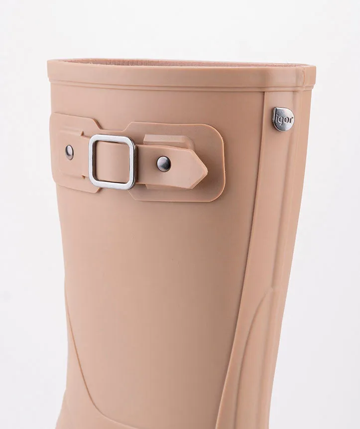 Igor Women's Mini Boira Rain Boot - Beige speed look