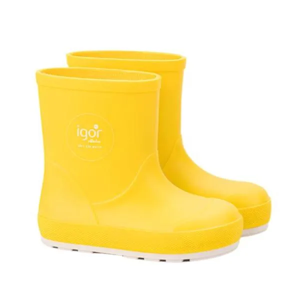 Igor Yogi Nautico Barefoot Rain Boots, Amarillo wind flow