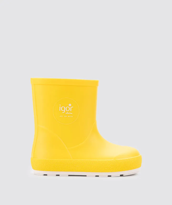 Igor Yogi Nautico Barefoot Rain Boots, Amarillo hike fit
