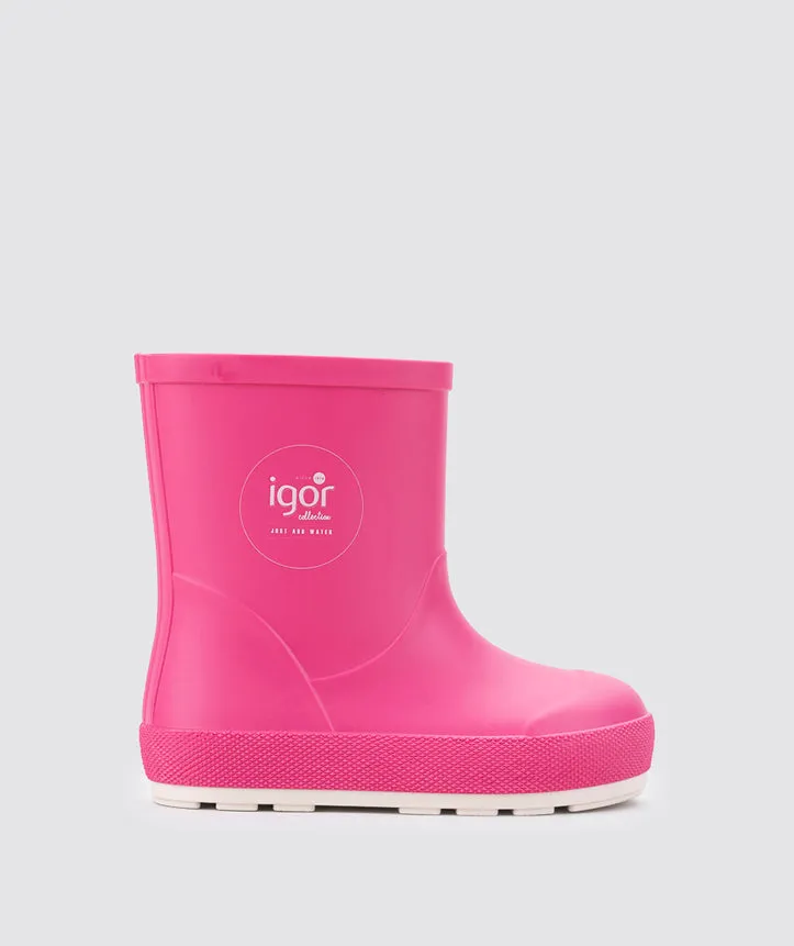 Igor Yogi Nautico Barefoot Rain Boots, Fucsia weather shield