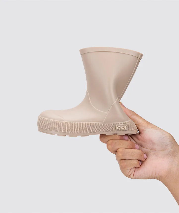 Igor Yogi Rain Boots - Beige quiet power