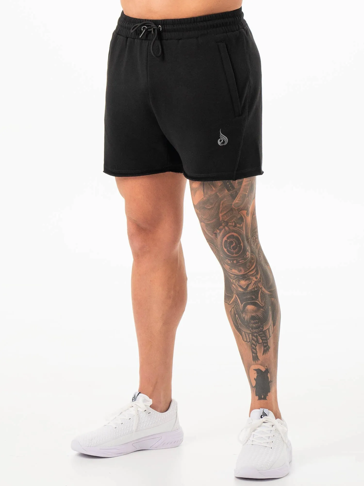 Iron 5" Track Shorts - Black winter layers