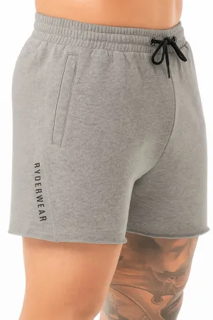 Iron 5" Track Shorts - Grey Marl minimal design