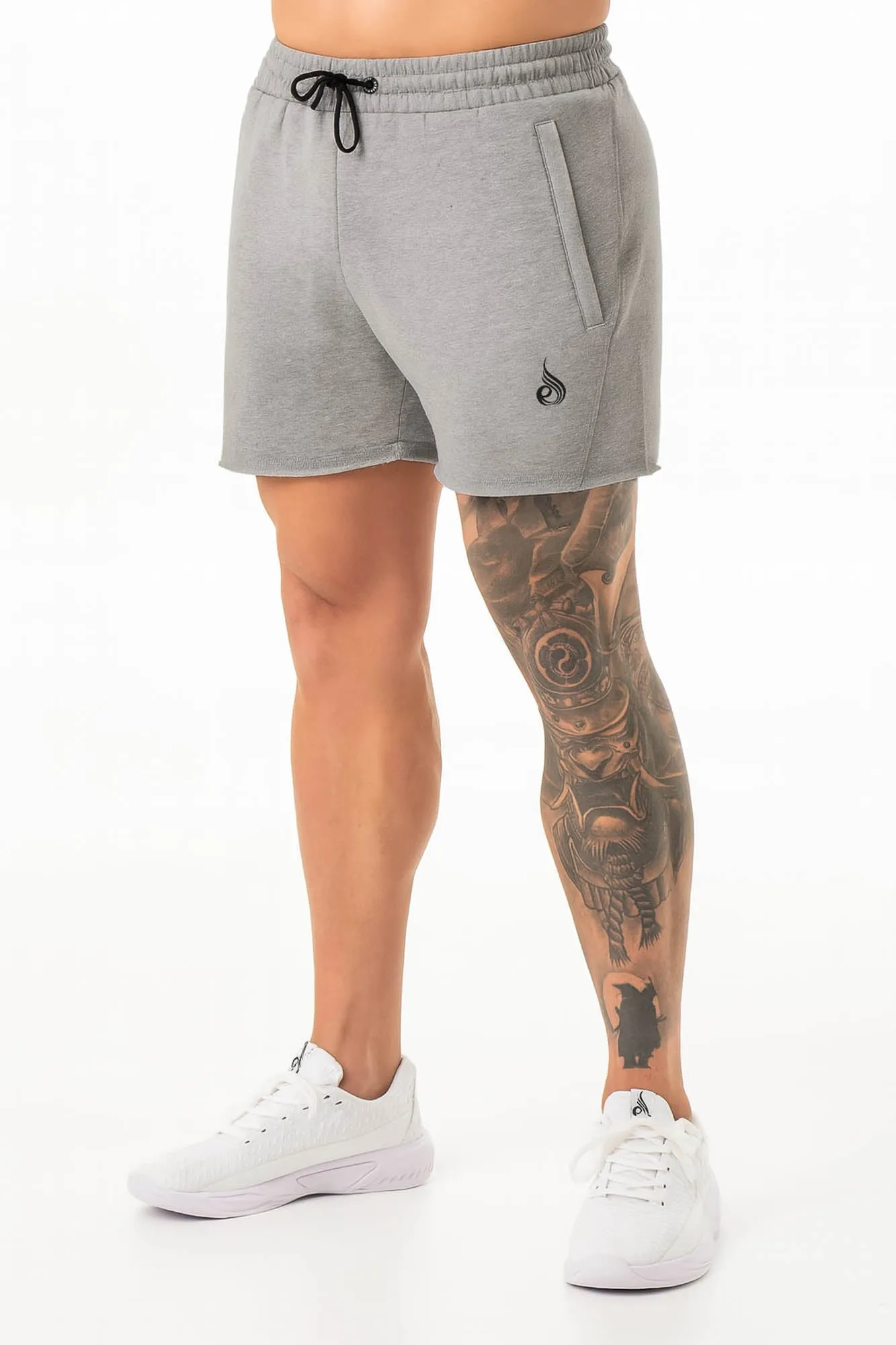 Iron 5" Track Shorts - Grey Marl mobility range