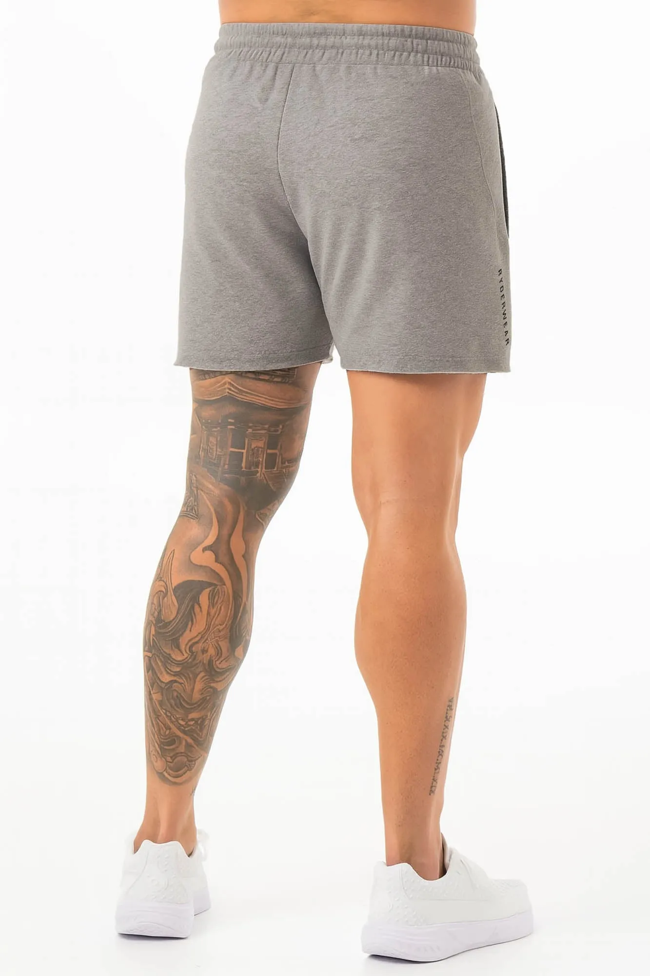 Iron 5" Track Shorts - Grey Marl fitness gear