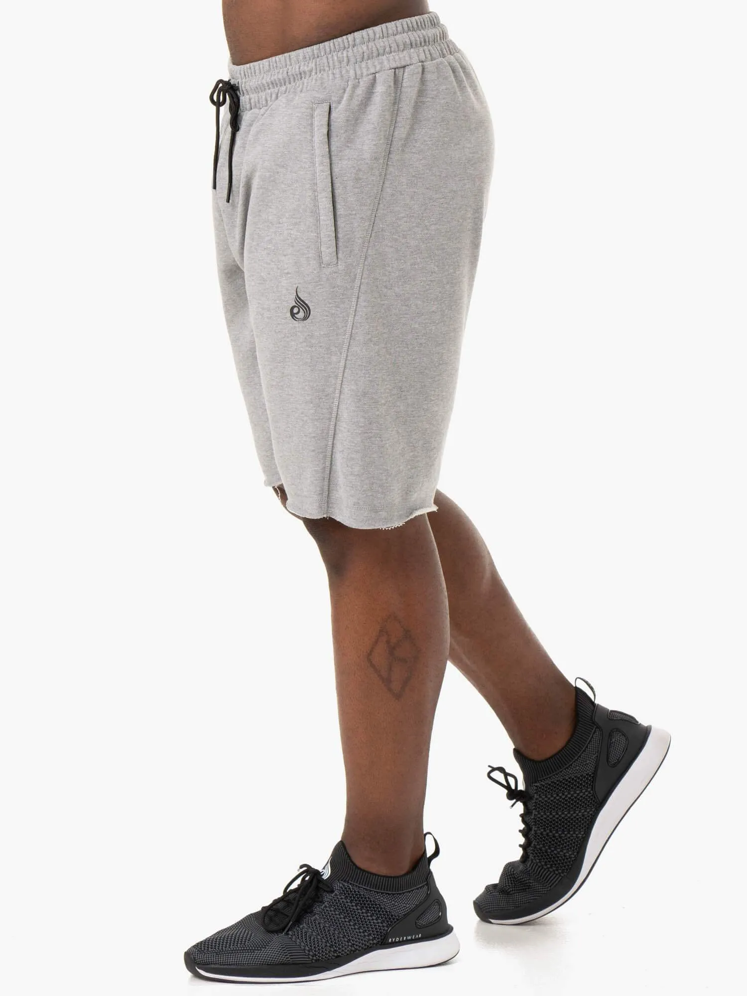 Iron Track Shorts - Grey Marl urban active