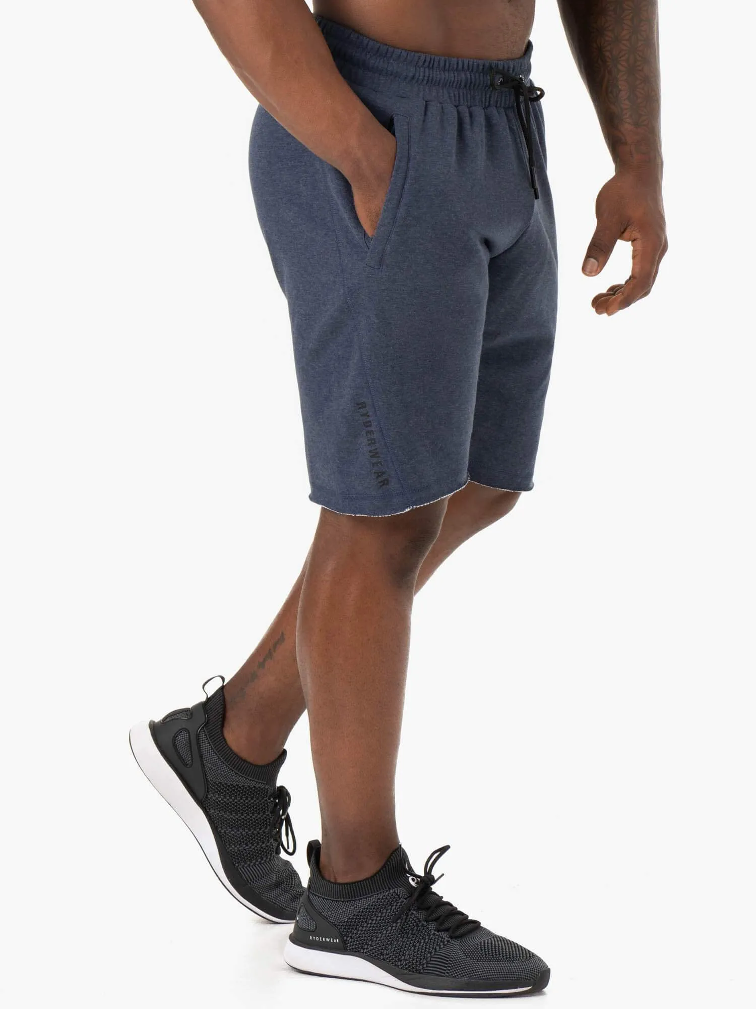 Iron Track Shorts - Navy Marl activewear
