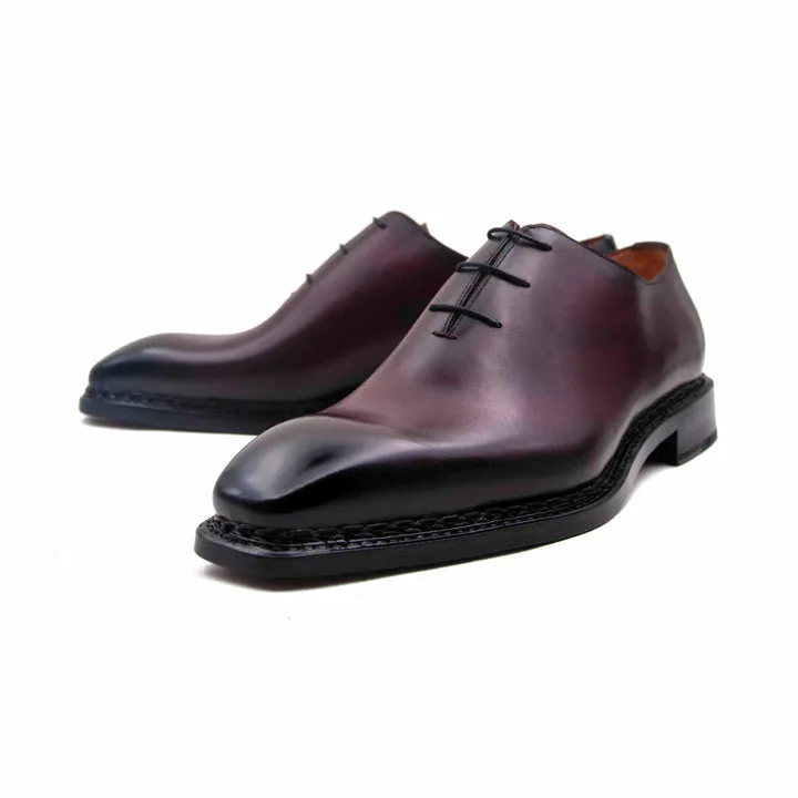 Jason Sr Wholecut Lace Up Shoes - Burgundy air-tech