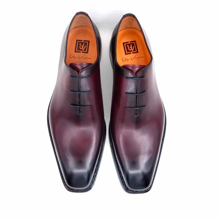 Jason Sr Wholecut Lace Up Shoes - Burgundy daily commute