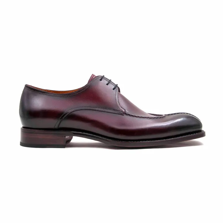 Jayden Lace Up Shoes - Burgundy quick-dry base