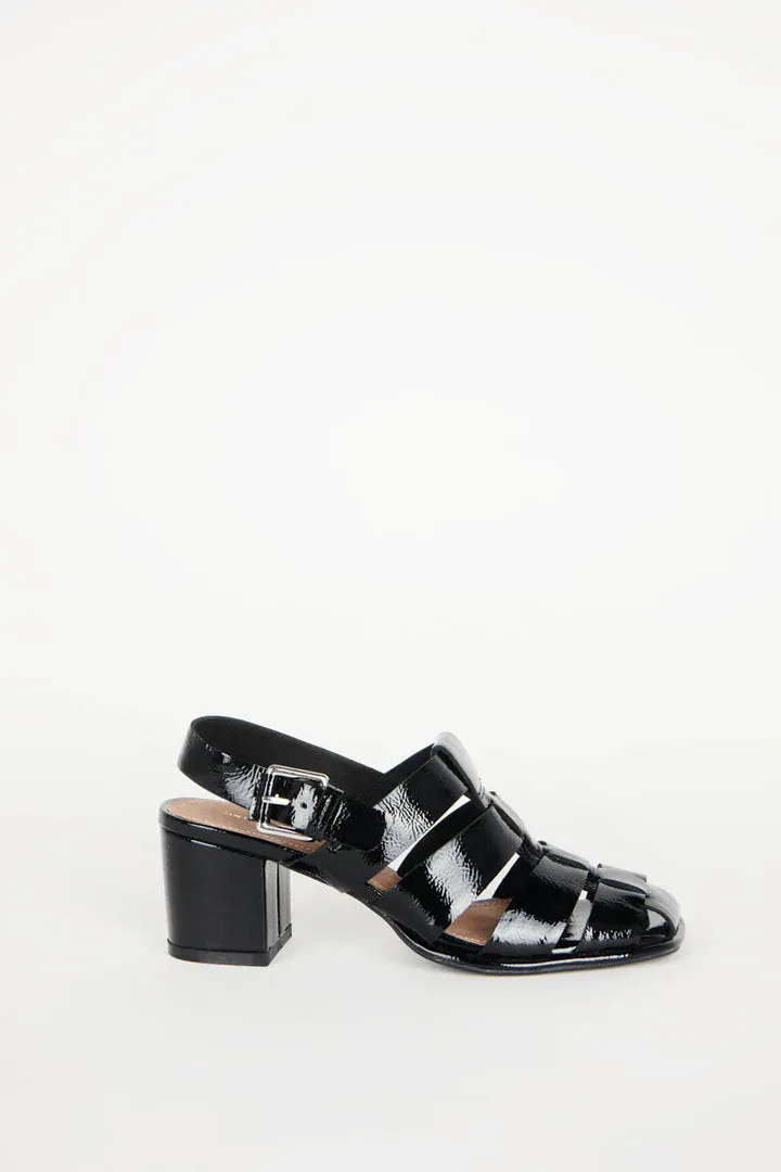 July Sandal in Black from Intentionally Blank Morning Run