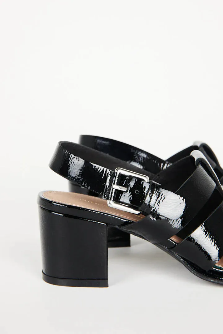 July Sandal in Black from Intentionally Blank Free Breath