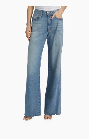 Kasey Mid Rise Wide-Leg Jean light wash