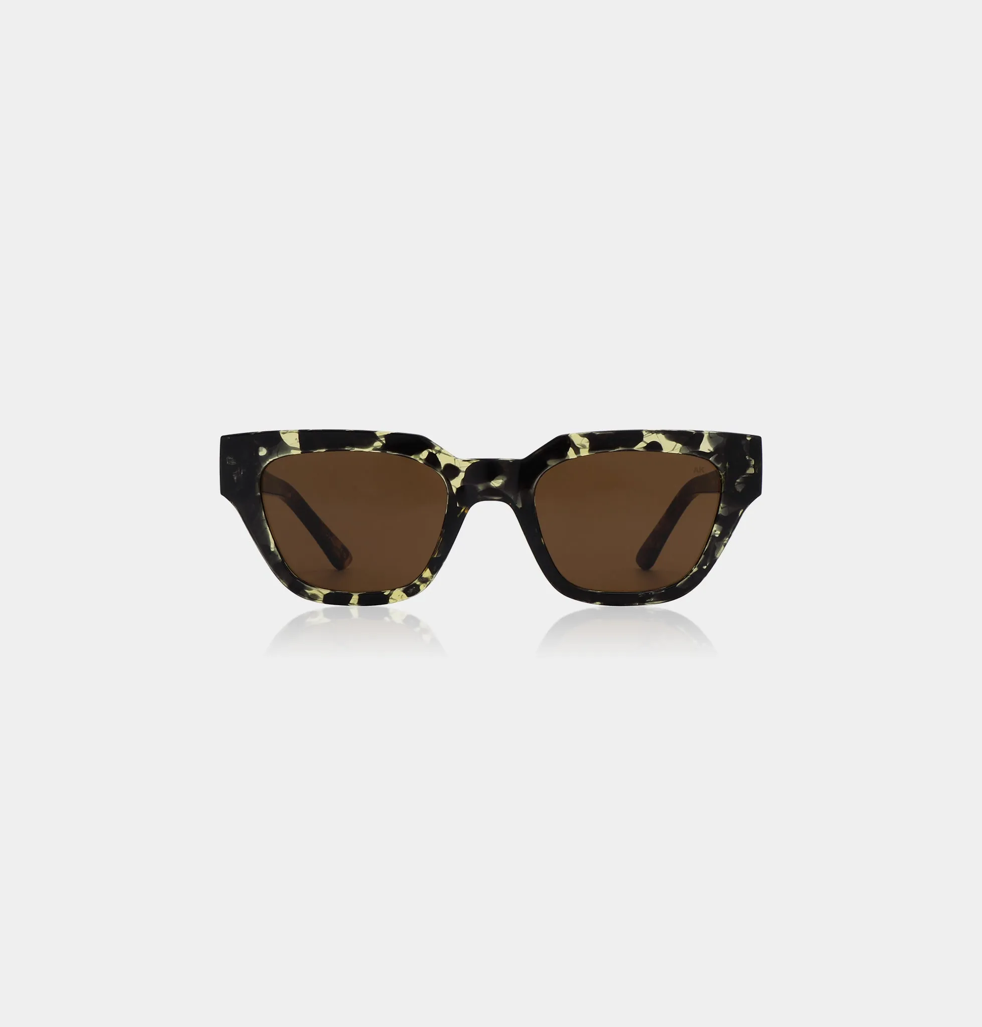 Kaws Sunglasses in Black/Yellow Tortoise from A. Kjaerbede professional guard