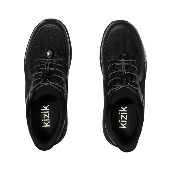 Kizik Women's London Black Wide ultra soft