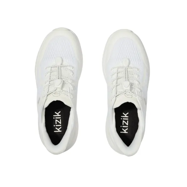 Kizik Women's London White Wide outdoor trip