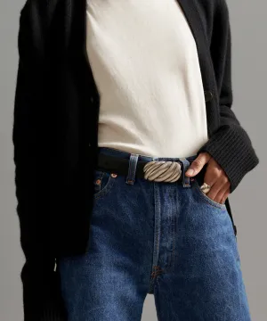 Leather Jules Belt weekend wear