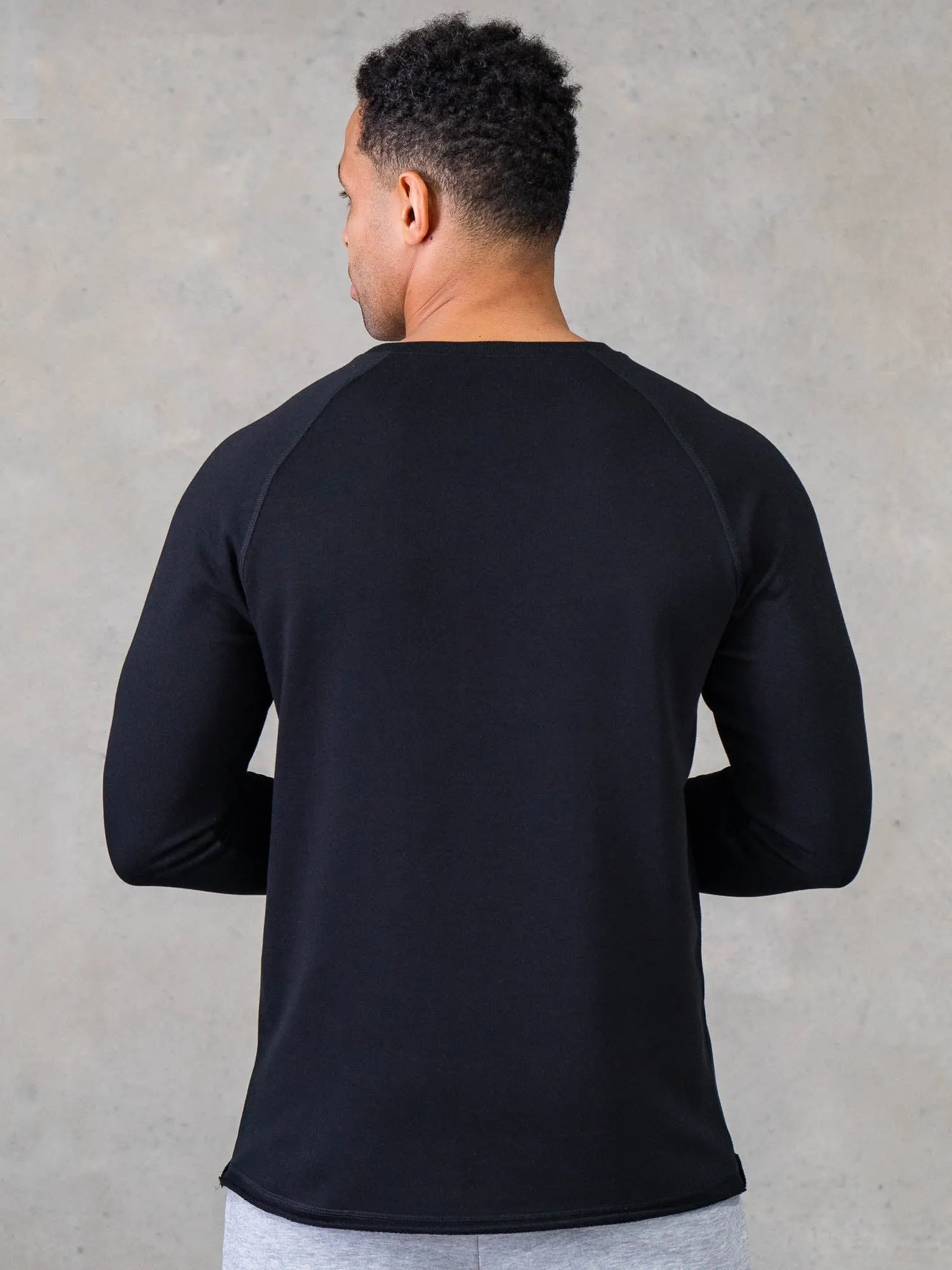 Legacy Crewneck - Black subtle print
