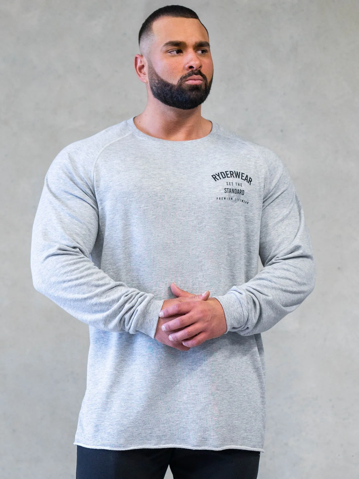 Legacy Crewneck - Grey Marl easy wear