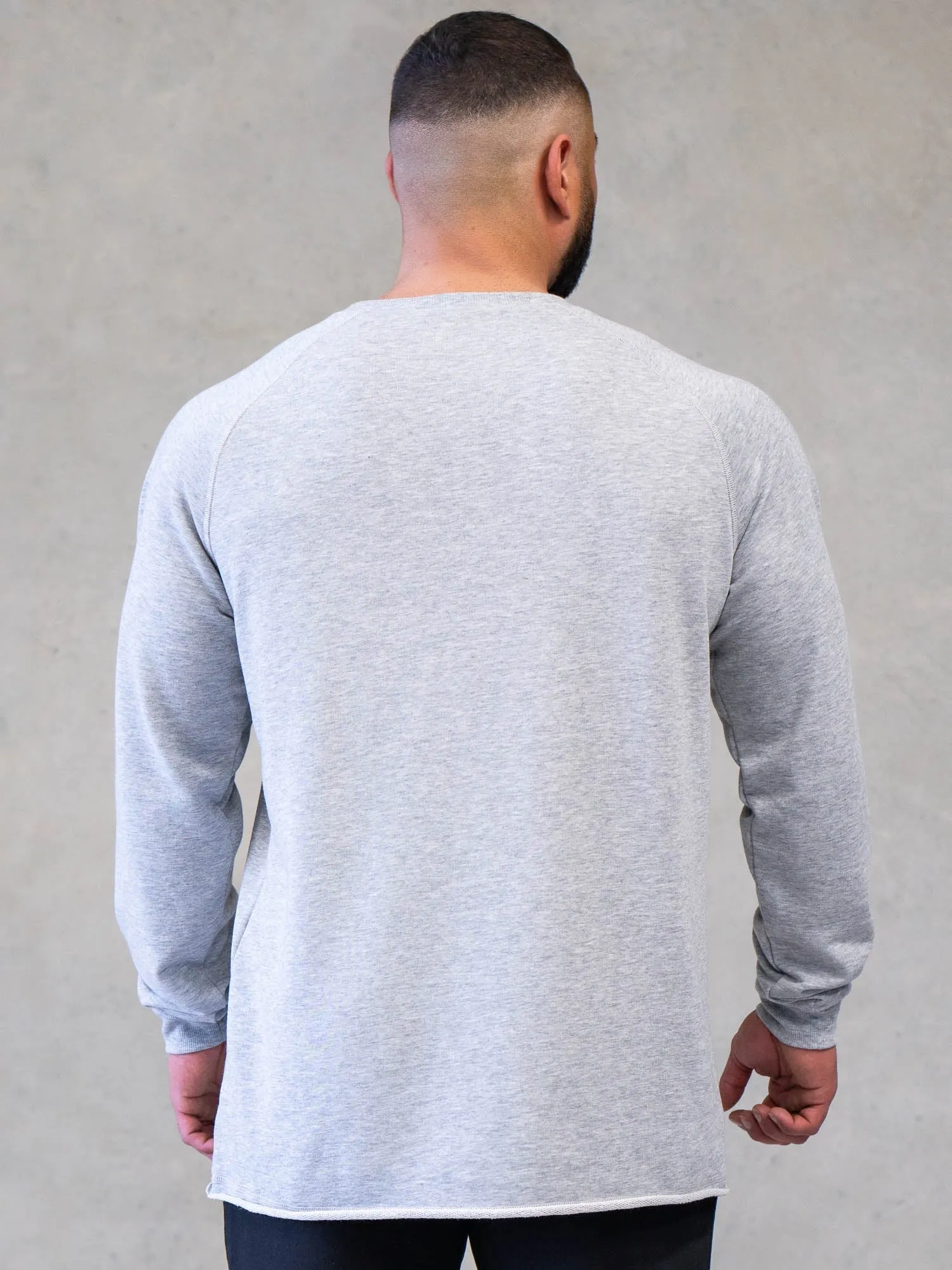 Legacy Crewneck - Grey Marl sleek style