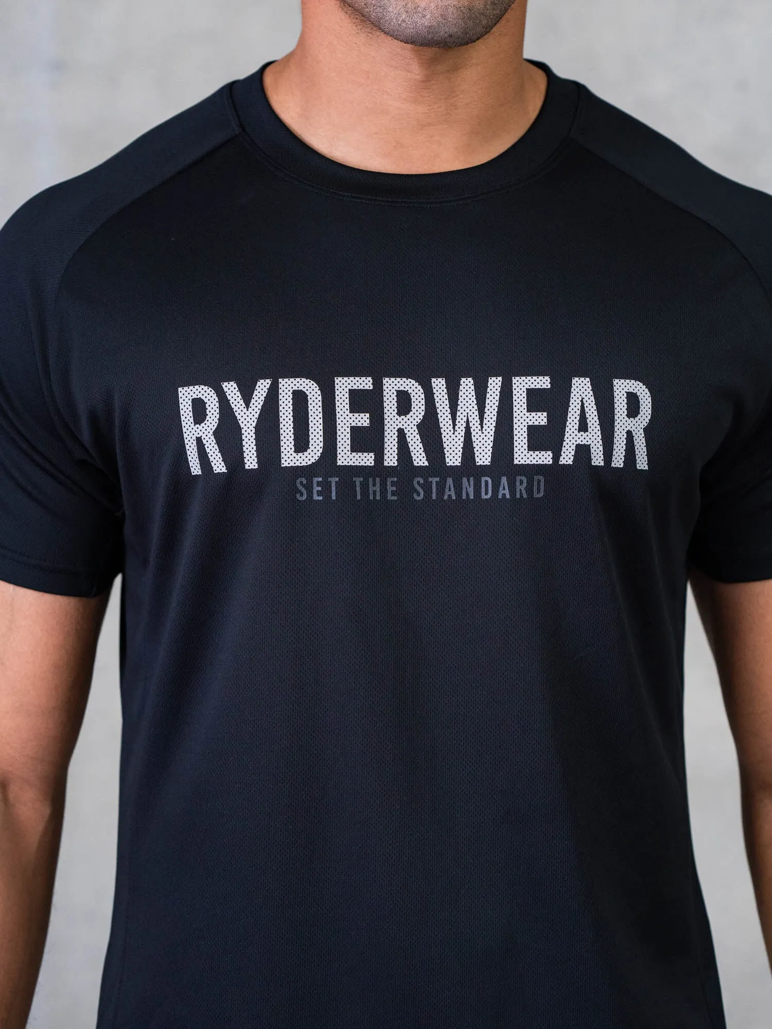 Legacy Mesh T-Shirt - Black festival vibes