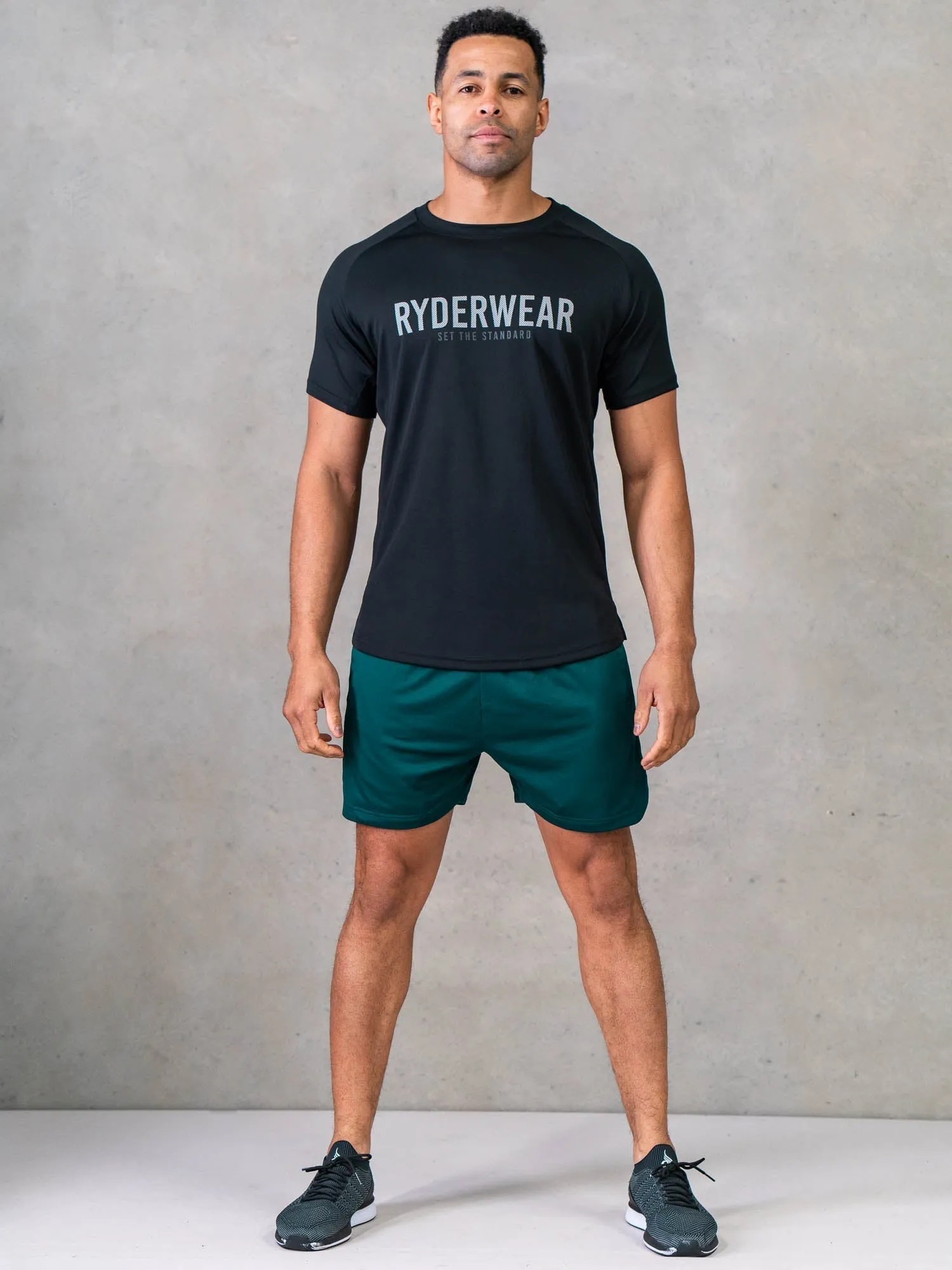 Legacy Mesh T-Shirt - Black mens casual