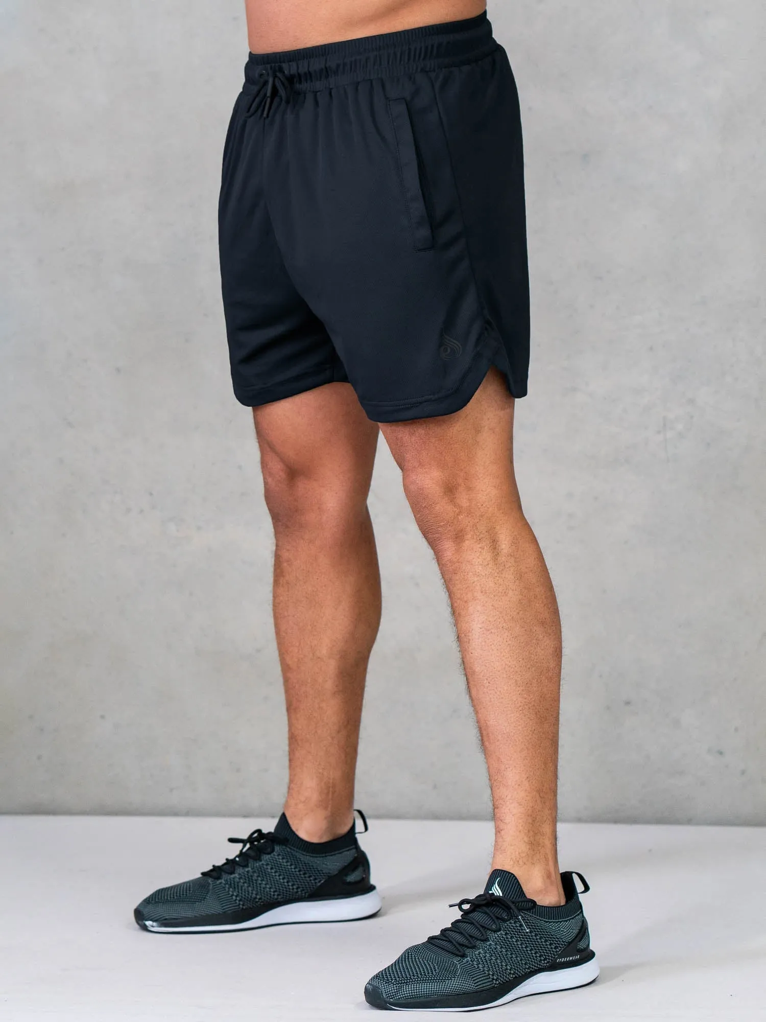 Legacy Mesh Training Shorts - Black gym motivation