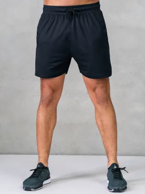 Legacy Mesh Training Shorts - Black sports performance