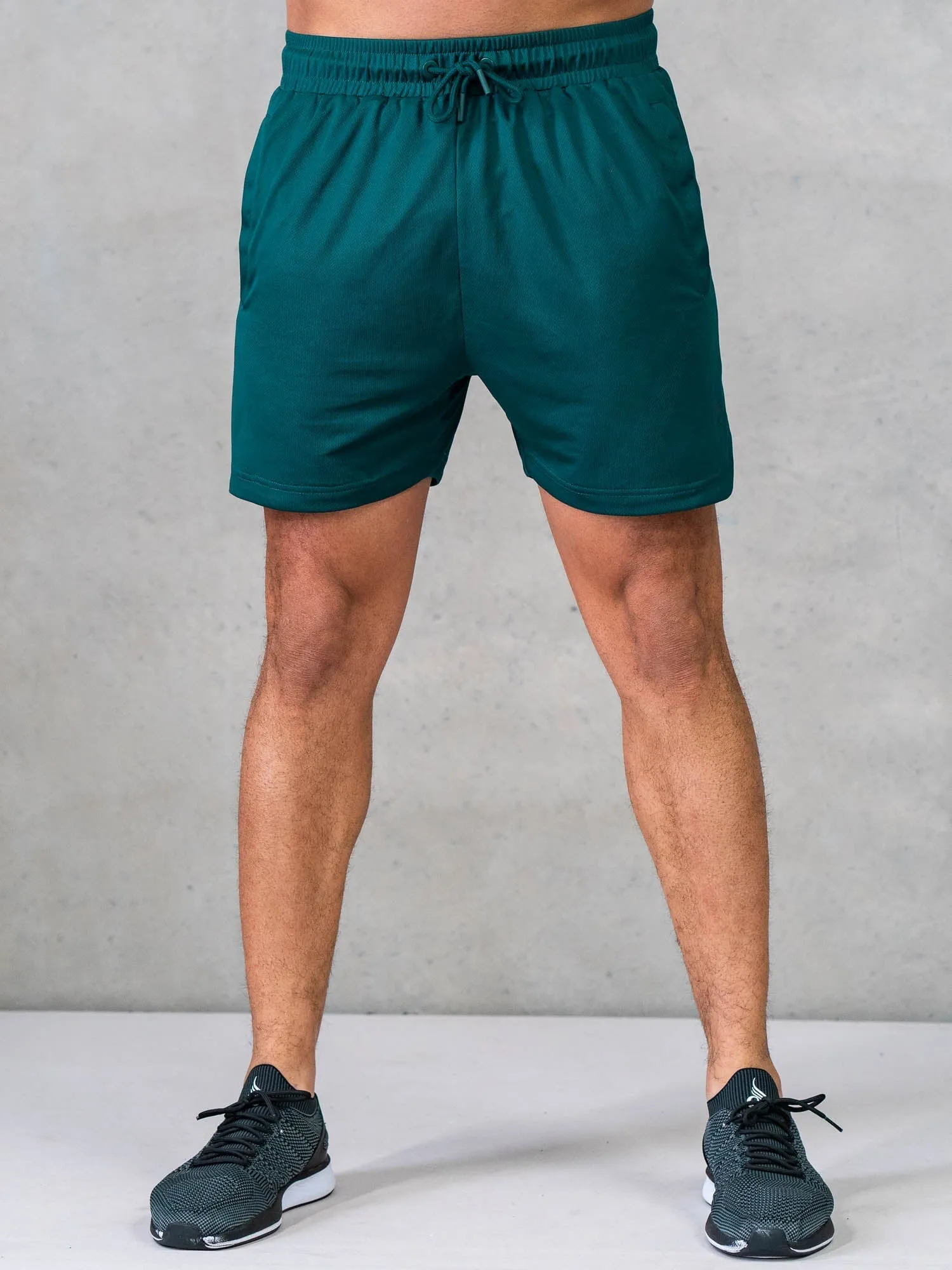 Legacy Mesh Training Shorts - Emerald low impact