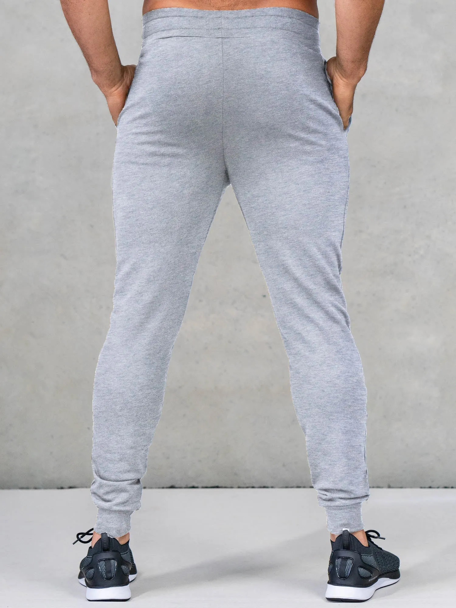 Legacy Track Pants - Grey Marl Simple Design