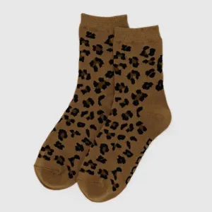 Leopard Crew Socks from BAGGU Fatigue Ease