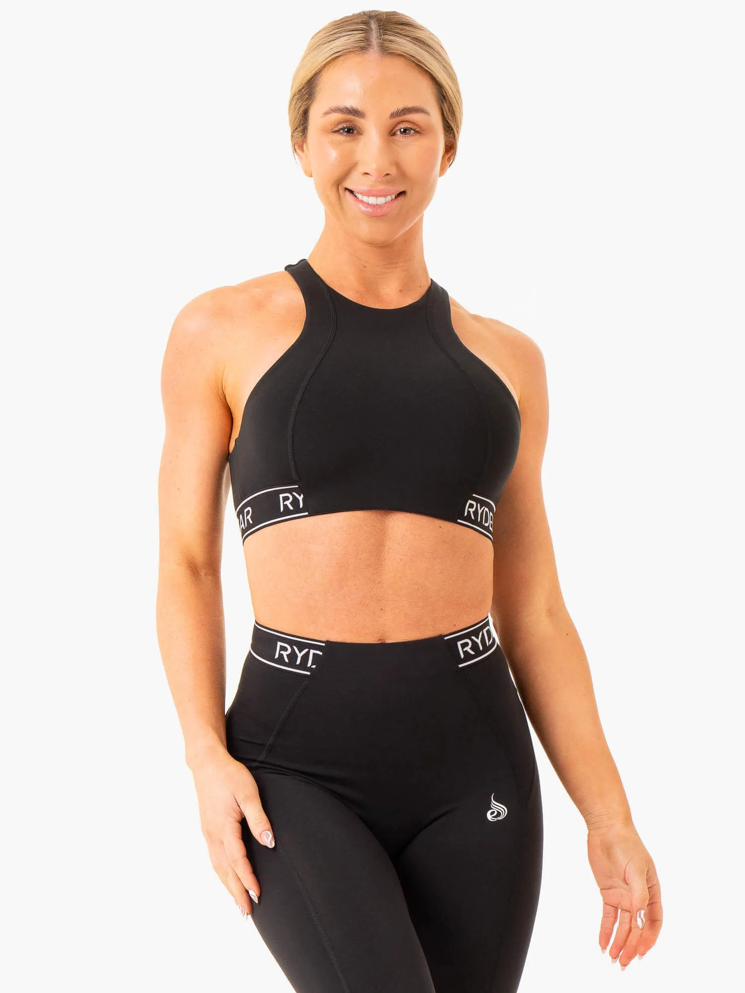Level Up High Impact Sports Bra - Black No Pressure
