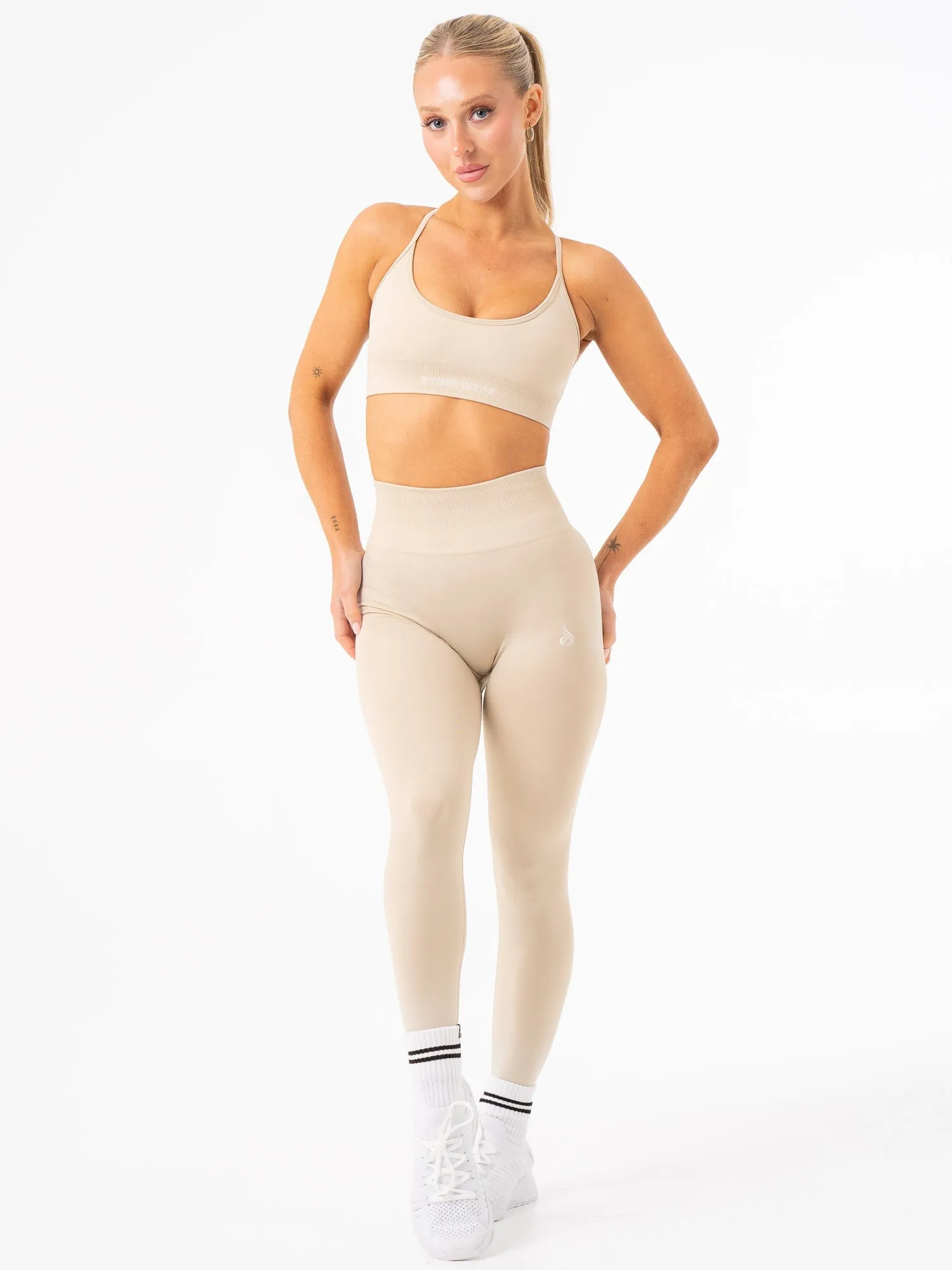 Lift 2.0 BBL Seamless Leggings - Sand Running essentials