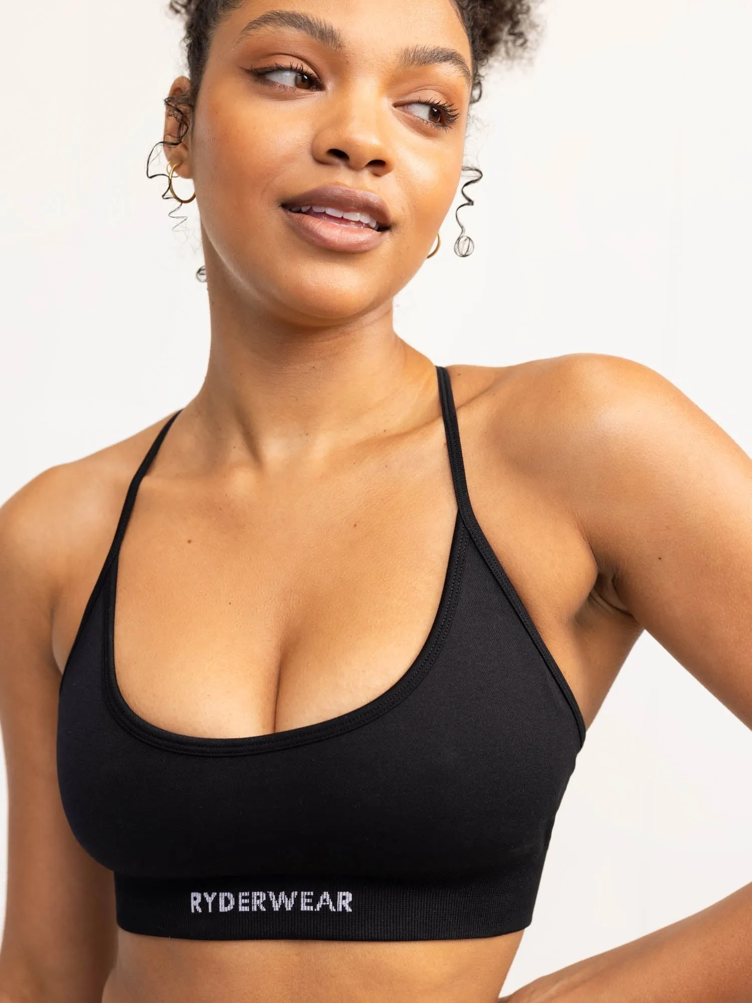Lift 2.0 Seamless Sports Bra - Black Thin Material