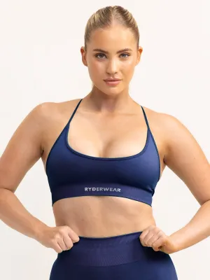 Lift 2.0 Seamless Sports Bra - Navy Modern Style