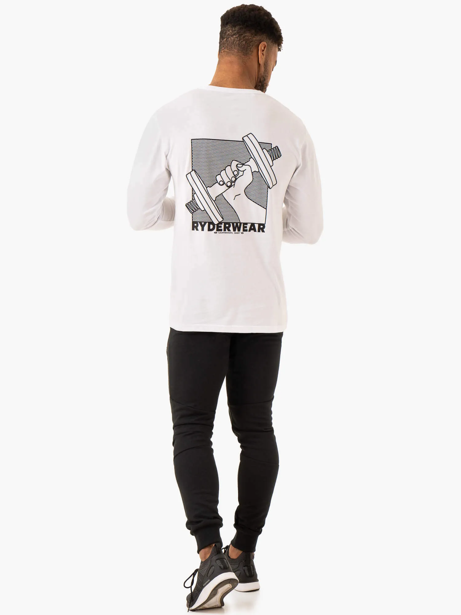 Lift Long Sleeve T-Shirt - White fresh style