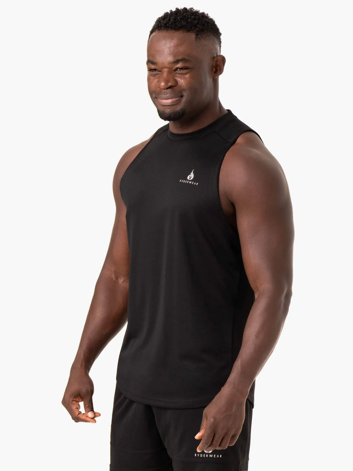 Lift Mesh Baller Tank - Black casual match