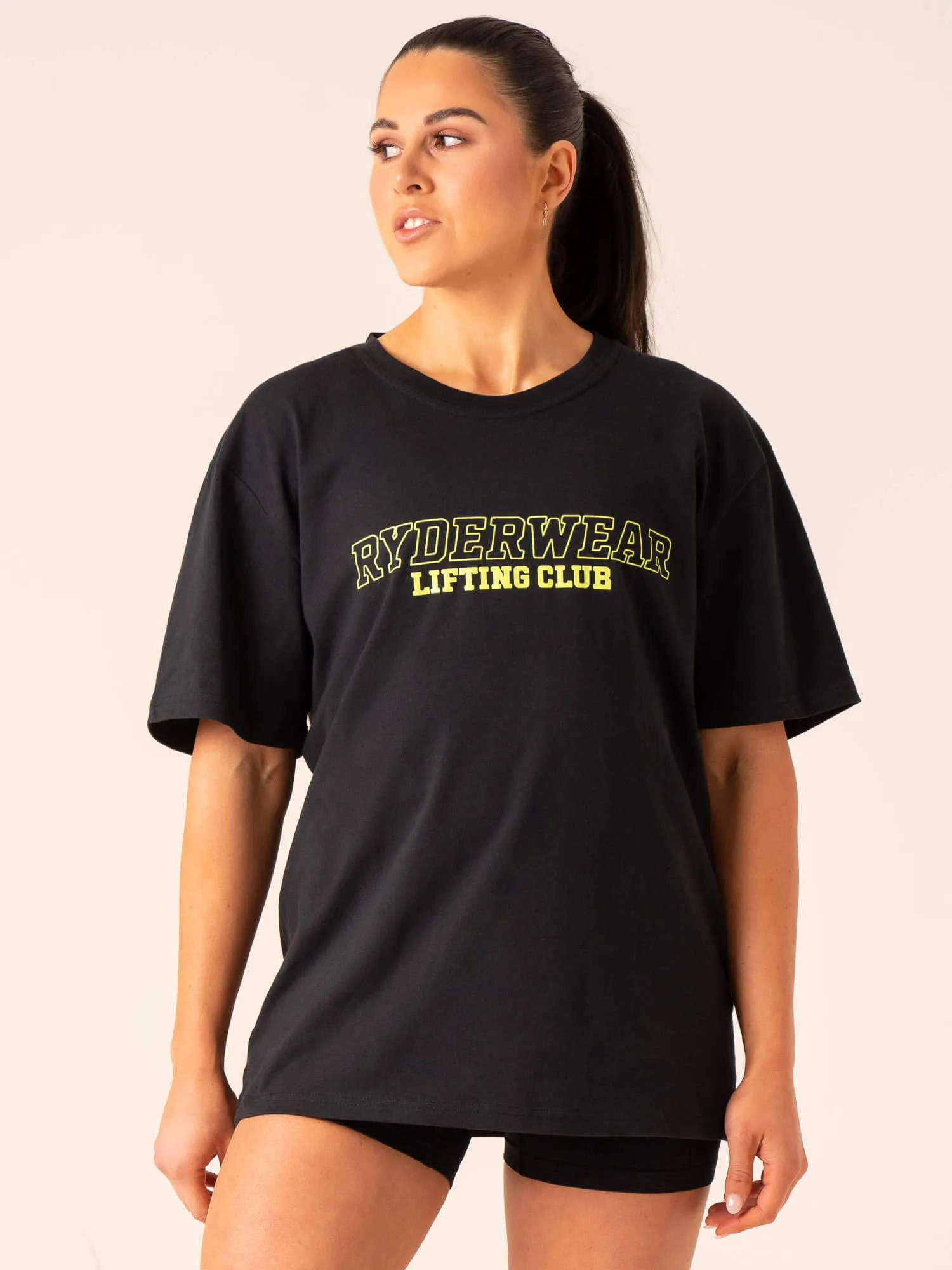 Lifting Club T-Shirt - Black sporty edge